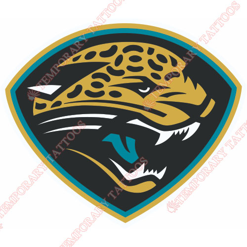 Jacksonville Jaguars Customize Temporary Tattoos Stickers NO.554